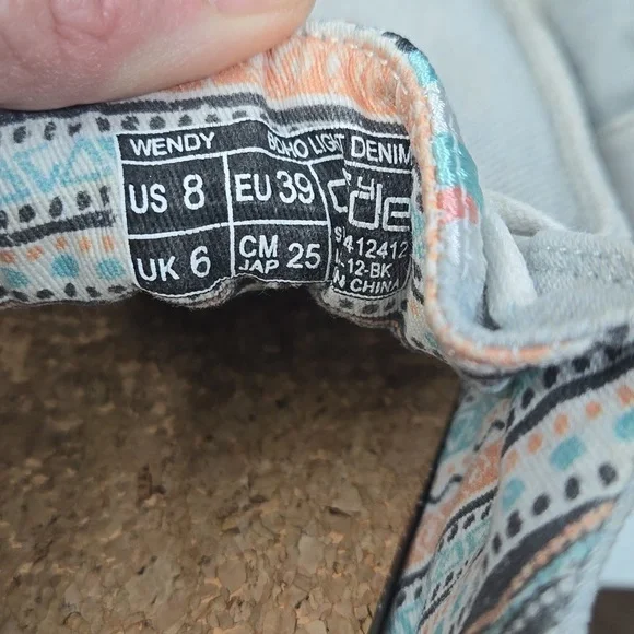 Hey Dude Grey BoHo Wendy Casual Shoe - Picture 5 of 8